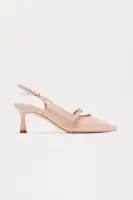 Gwyneth Slingback Pumps(Nude,6)
