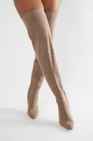 Upper West Side Over The Knee Boots(Taupe,7)