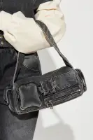 Embracing The Journey Handbag(Dark Denim,OS)