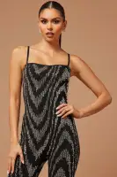 Keanna Embellished Jumpsuit(Black,XS)