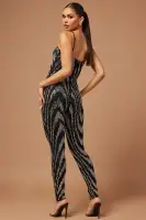 Keanna Embellished Jumpsuit(Black,XS)