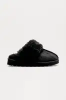Forest Fur Trim Slippers