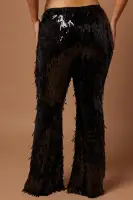 Rana Sequin Pant(Black,XS)