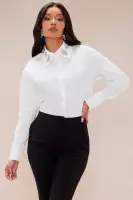 Carmen Rhinestone Collared Shirt