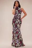 Monnet Embroidered Floral Maxi Dress