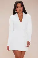 Talia Textured Blazer(Off White,XS)