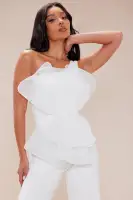 Roseanne Floral Jumpsuit(White,XS)