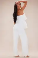 Roseanne Floral Jumpsuit(White,XS)