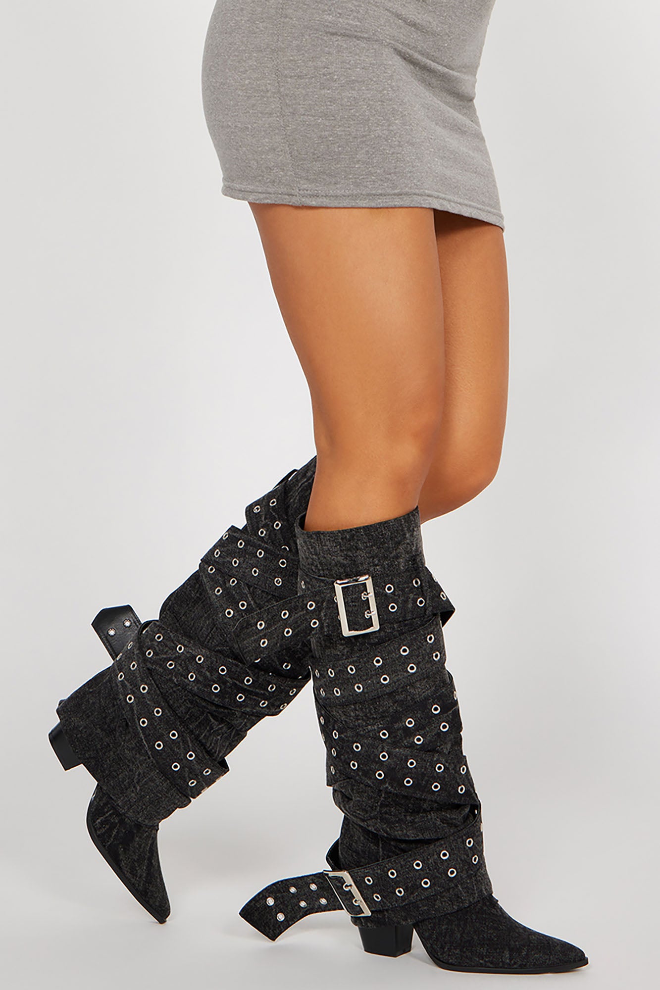 Tie You Down Overlay Boots