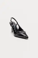 Rhett Grommet Slingback Pumps
