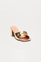 Zaire Metallic Heels