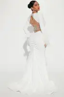 Eyes On Me Maxi Dress(White,XS)