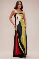 Amalfi Satin Maxi Dress