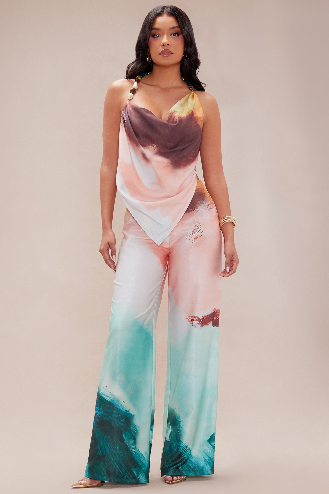 Mykonos Beaded Pant Set
