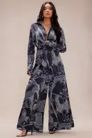 Janet Satin Wide Leg Jumpsuit