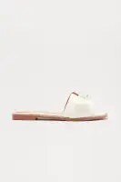 Lyra Flat Sandals(White,6)