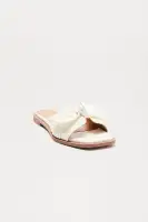 Lyra Flat Sandals(White,6)