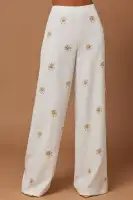 Evianna Embellished Pant(Ivory,XS)