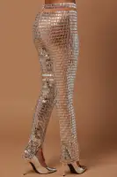Kelly Embellished Pant(Nude/combo,S)