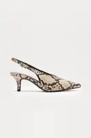 Azuka Slingback Mid Heels Pumps