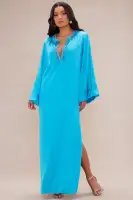 Silas Satin Kaftan Maxi Dress
