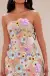 Dahlia Embroidered Mini Dress(Multi Color,XS)
