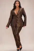 Laken Leopard Suit Set(Leopard,XS)
