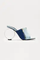 In Circles Denim Mules