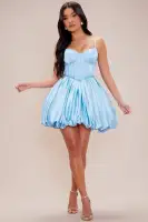 Alison Satin Mini Dress
