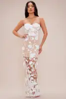 Dakota Floral Applique Maxi Dress