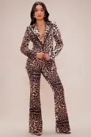 Lani Leopard Blazer Suit Set