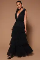 Nya Tulle Maxi Dress