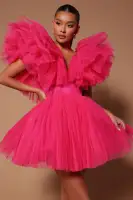 Delaney Tulle Mini Dress