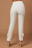 Alana Bow Pant(Off White,XS)