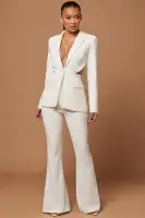 Skyla Embellished Blazer Suit Set