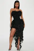 Leila Bandage Mini Dress(Black,S)