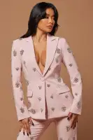 Verona Embellished Single Breasted Jacket