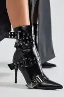 Pay A Visit Heeled Booties